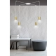 Lampa wisząca  TRAKER 4 WH/GOLD 527/4 EMIBIG