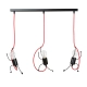 Lampa wisząca BOBI 3 BLACK 537/3 EMIBIG