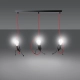 Lampa wisząca BOBI 3 BLACK 537/3 EMIBIG