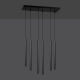 Lampa wisząca  SELTER 6 BLACK 552/6 EMIBIG