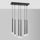 Lampa wisząca  SELTER 6 BLACK 552/6 EMIBIG