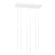 Lampa wisząca  SELTER 6 WHITE 553/6 EMIBIG