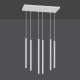 Lampa wisząca  SELTER 6 WHITE 553/6 EMIBIG