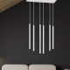 Lampa wisząca  SELTER 6 WHITE 553/6 EMIBIG