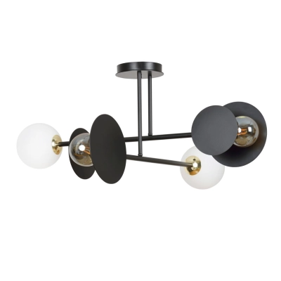 Lampa sufitowa  MINERVA 4 BLACK 612/4 EMIBIG