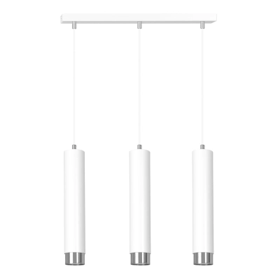Lampa wisząca  KIBO 3 WH/CHROME 641/3 EMIBIG