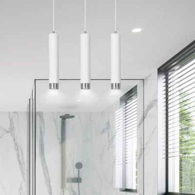 Lampa wisząca  KIBO 3 WH/CHROME 641/3 EMIBIG