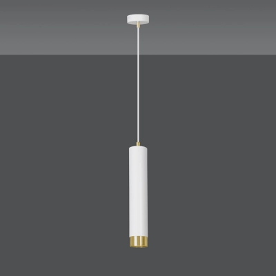 Lampa wisząca  KIBO 1 WH/GOLD 642/1 EMIBIG