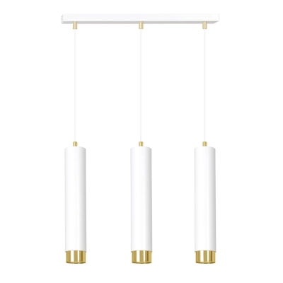 Lampa wisząca  KIBO 3 WH/GOLD 642/3 EMIBIG