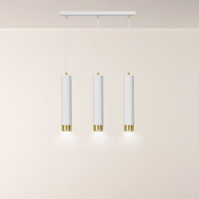 Lampa wisząca  KIBO 3 WH/GOLD 642/3 EMIBIG