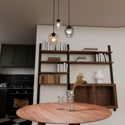 Lampa wisząca  ISTAR 3 BL PREMIUM MIX 682/3PREM EMIBIG
