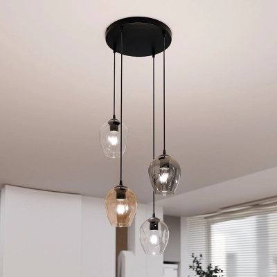 Lampa wisząca  ISTAR 4 BL PREMIUM MIX 682/4PREM EMIBIG