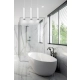 Lampa wisząca  KIBO 3 WH/CHROME 641/3 EMIBIG