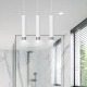 Lampa wisząca  KIBO 3 WH/CHROME 641/3 EMIBIG