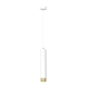 Lampa wisząca  KIBO 1 WH/GOLD 642/1 EMIBIG
