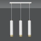 Lampa wisząca  KIBO 3 WH/GOLD 642/3 EMIBIG