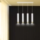Lampa wisząca  KIBO 4 WH/GOLD 642/4 EMIBIG