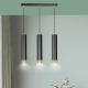 Lampa wisząca  KIBO 3 BL/GOLD 644/3 EMIBIG