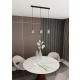 Lampa wisząca  ISTAR 3 BL GRAFIT 680/3 EMIBIG