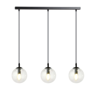 Lampa wisząca  COSMO 3 BL TRANSPARENT 711/3 EMIBIG