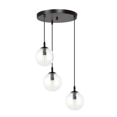 Lampa wisząca  COSMO 3 BL PREMIUM TRANSPARENT 711/3PREM EMIBIG