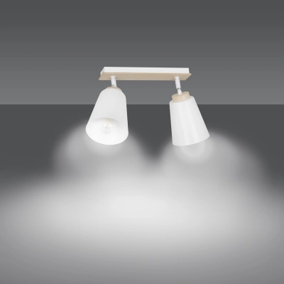 Lampa sufitowa  ATLAS 2 WHITE 724/2 EMIBIG