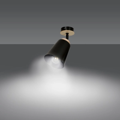 Lampa sufitowa  ATLAS 1 BLACK 725/1 EMIBIG