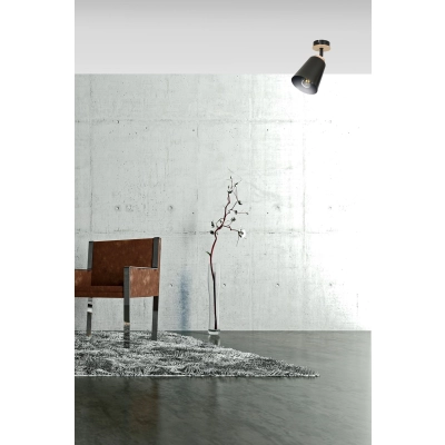 Lampa sufitowa  ATLAS 1 BLACK 725/1 EMIBIG