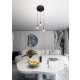 Lampa wisząca  COSMO 3 BL PREMIUM TRANSPARENT 711/3PREM EMIBIG