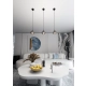 Lampa wisząca  COSMO 1 BL GRAFIT 712/1 EMIBIG