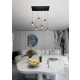 Lampa wisząca  COSMO 6 BL MIODOWY 713/6 EMIBIG