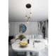 Lampa wisząca  COSMO 4 BL PREMIUM MIX 714/4PREM EMIBIG