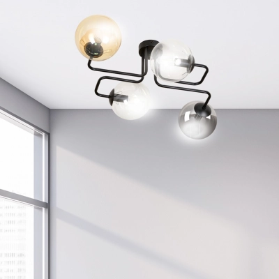 Lampa sufitowa  BRENDI 4 BL MIX 1 843/4M1 EMIBIG