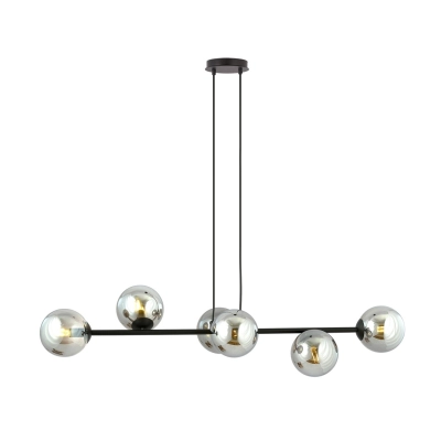 Lampa wisząca  ROSSI 6 BL GRAFIT 875/6 EMIBIG