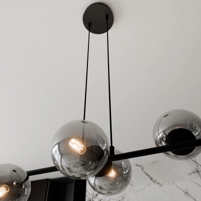 Lampa wisząca  ROSSI 6 BL GRAFIT 875/6 EMIBIG