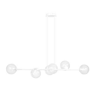 Lampa wisząca  ROSSI 6 WH TRANSPARENT 877/6 EMIBIG