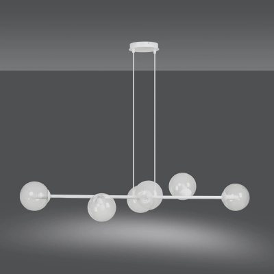 Lampa wisząca  ROSSI 6 WH TRANSPARENT 877/6 EMIBIG