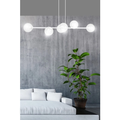 Lampa wisząca  ROSSI 6 WH TRANSPARENT 877/6 EMIBIG