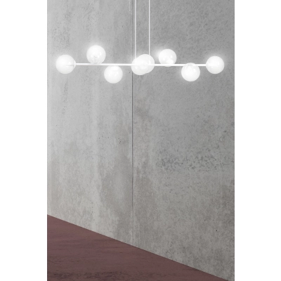 Lampa wisząca  ROSSI 8 WH TRANSPARENT 877/8 EMIBIG