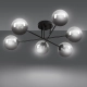 Lampa sufitowa  BRENDI 6B BL GRAFIT 832/6B EMIBIG
