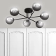 Lampa sufitowa  BRENDI 6B BL GRAFIT 832/6B EMIBIG
