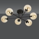 Lampa sufitowa  BRENDI 6B BL MIODOWY 833/6B EMIBIG