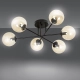 Lampa sufitowa  BRENDI 6B BL MIODOWY 833/6B EMIBIG