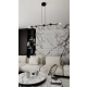 Lampa wisząca  ROSSI 6 BL TRANSPARENT 874/6 EMIBIG
