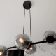 Lampa wisząca  ROSSI 6 BL GRAFIT 875/6 EMIBIG