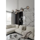 Lampa wisząca  ROSSI 8 BL GRAFIT 875/8 EMIBIG