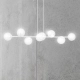 Lampa wisząca  ROSSI 8 WH TRANSPARENT 877/8 EMIBIG