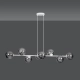 Lampa wisząca  ROSSI 8 WH GRAFIT 878/8 EMIBIG