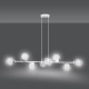 Lampa wisząca  ROSSI 8 WH GRAFIT 878/8 EMIBIG