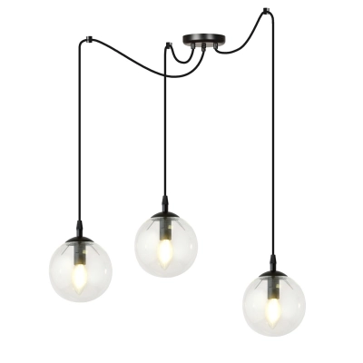Lampa wisząca  GIGI 3 BL TRANSPARENT 936/3 EMIBIG